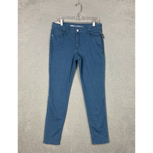 Old Navy Women's Midrise Rockstar Skinny Jeans Size 12 Blue Teal